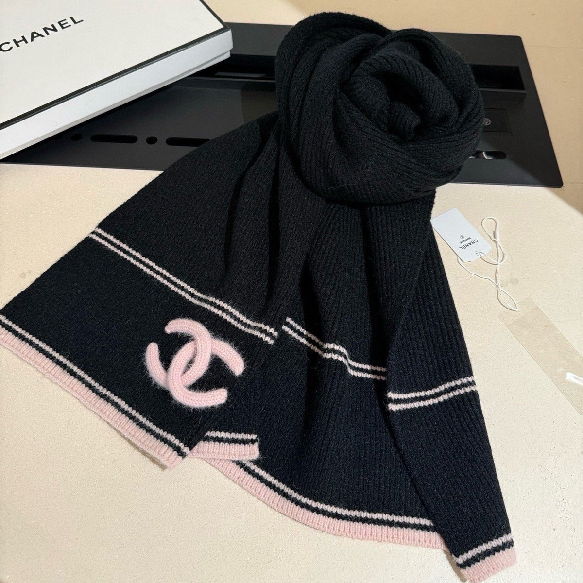 '- 26S SCARF 190 IN KNITTED CASHMERE 309393